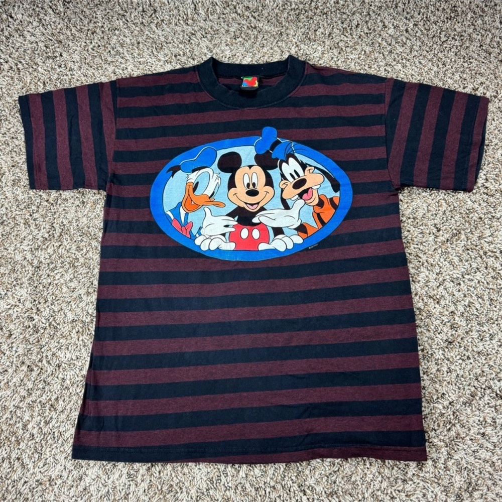 Disney Vintage 90s Mickey Donald Goofy T Shirt